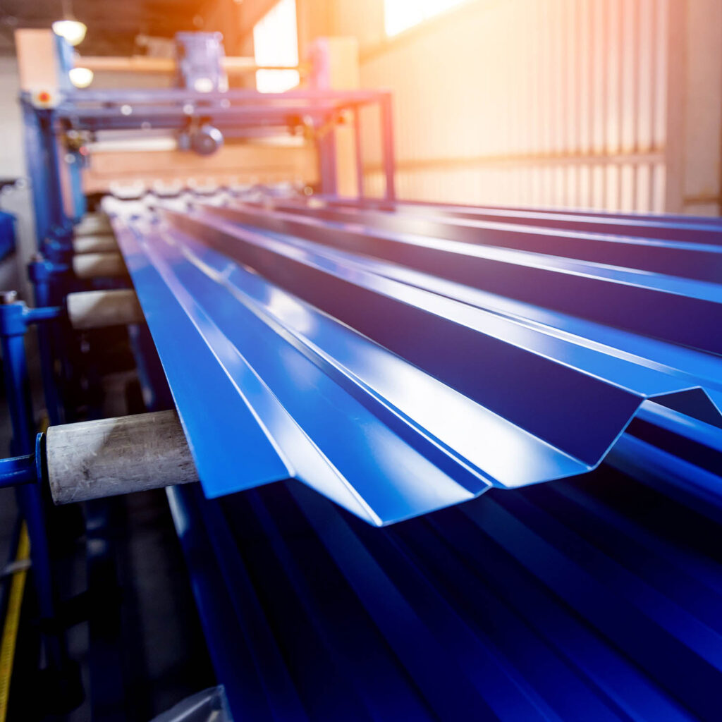 Metal,Sheet,Forming,Machine,At,The,Modern,Metalwork,Factory.